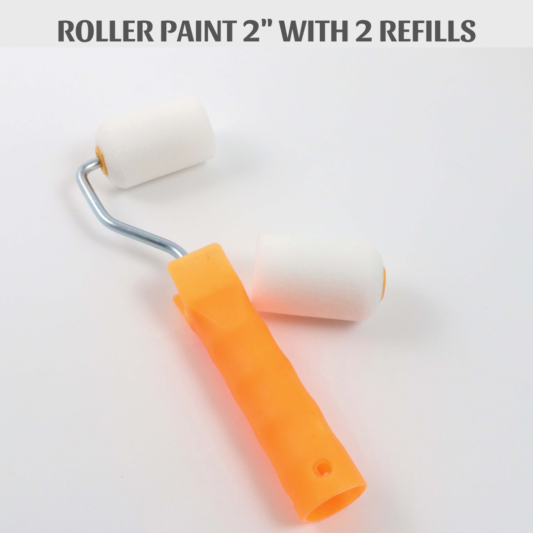 Roller paint 2" with 2 refills