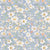 Fabric - Daisy Field Digital Packed Floral - Light Denim - Silvia Vassileva - Half Yard
