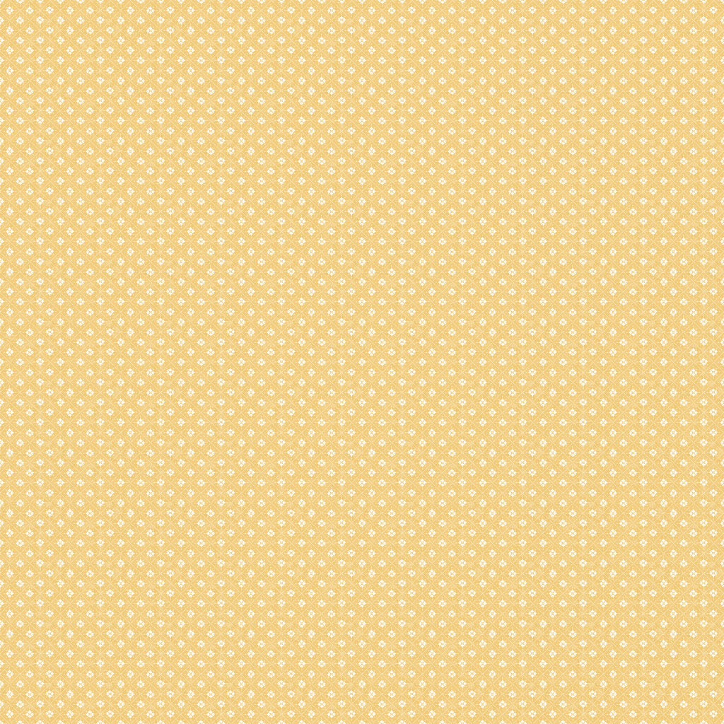 Fabric - Daisy Field Digital Dot - Gold - Silvia Vassileva - Half Yard