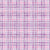 Fabric - Summer Garden Digital Plaid - Purple - Claudia Bianchi - Half Yard