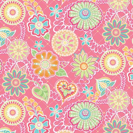 Fabric - Rose Celebration - Half Yard