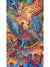 Fabric - Multi Painted Peacock Panel Digitally Printed