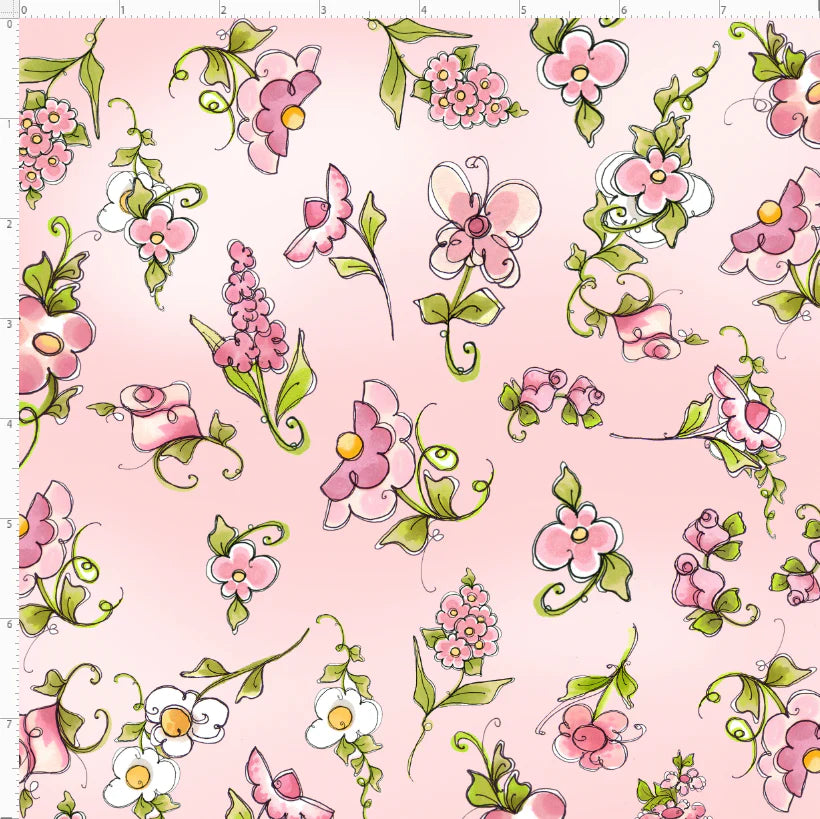 Fabric - Pinkies  - Loralie Designs - Half Yard