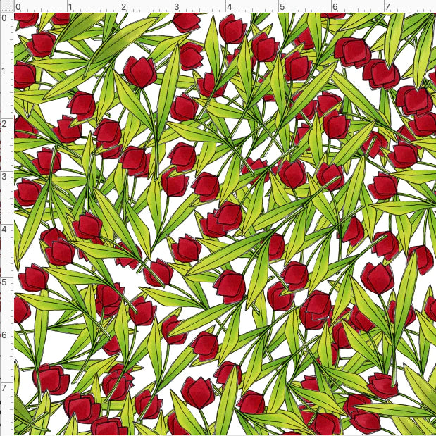 Fabric - Tulip Time  - Loralie Designs - Half Yard