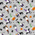 Fabric - Grey Gnome Toss - Half Yard