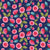 Fabric - Blissful Blooms Floral Navy - Half Yard
