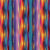 Fabric - Multi Painted Peacock Stripes Digitally Printed - Half Yard