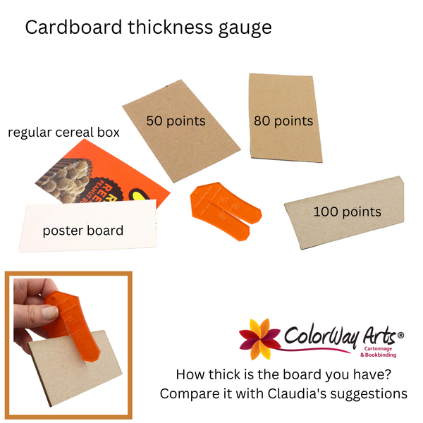 Cardboard thickness gauge - Colorway Arts