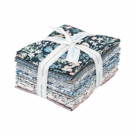 Fabric - Home Pavilion Neutrals - Liberty London Fabrics - Fat Quarter Bundles, 12pcs