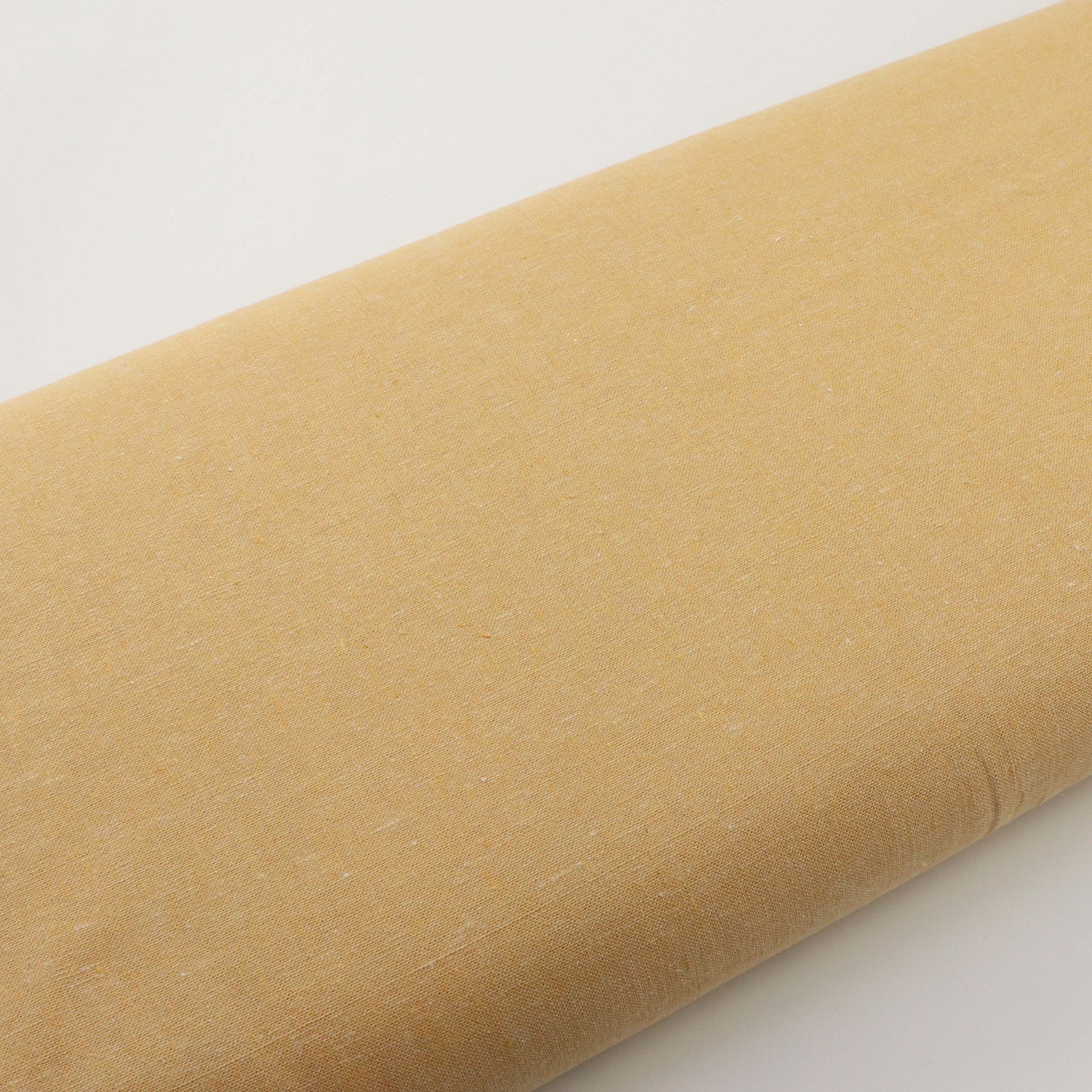 Essex Linen Fabric (Ochre) - Colorway Arts