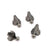 Metal box feet (set of 4), HD32 - Colorway Arts