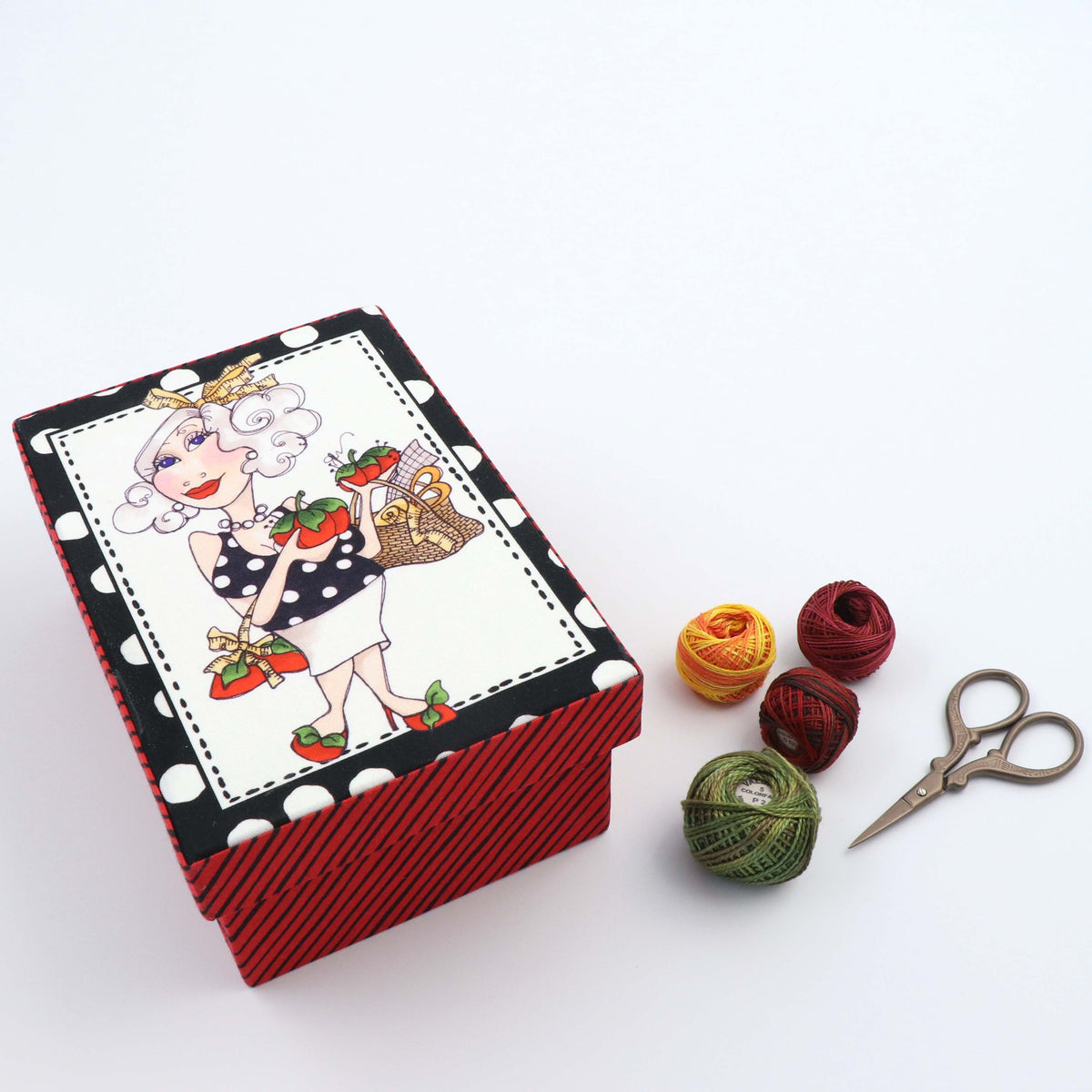 Small Lidded Box DIY kit, cartonnage kit 160a