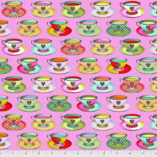 Fabric -  Tea Time - Wonder Curiouser and Curiouser by Tula Pink - Half Yard