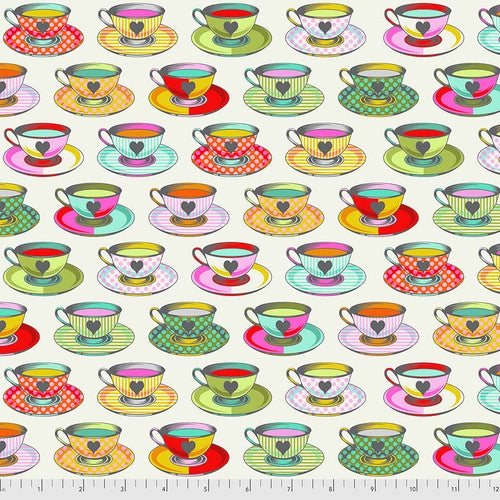 Fabric -  Tea Time - Sugar Curiouser and Curiouser by Tula Pink - Half Yard