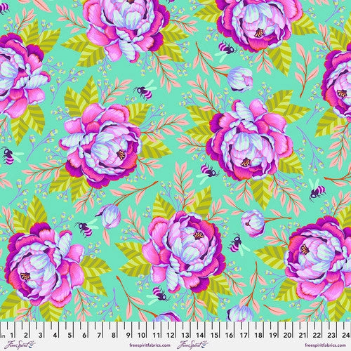 Fabric -  Kabloom - Dusk - Moon Garden - Tula Pink - Half Yard