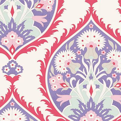 Fabric - Tilda Bon Voyage Flowerleaf Blue - Half Yard