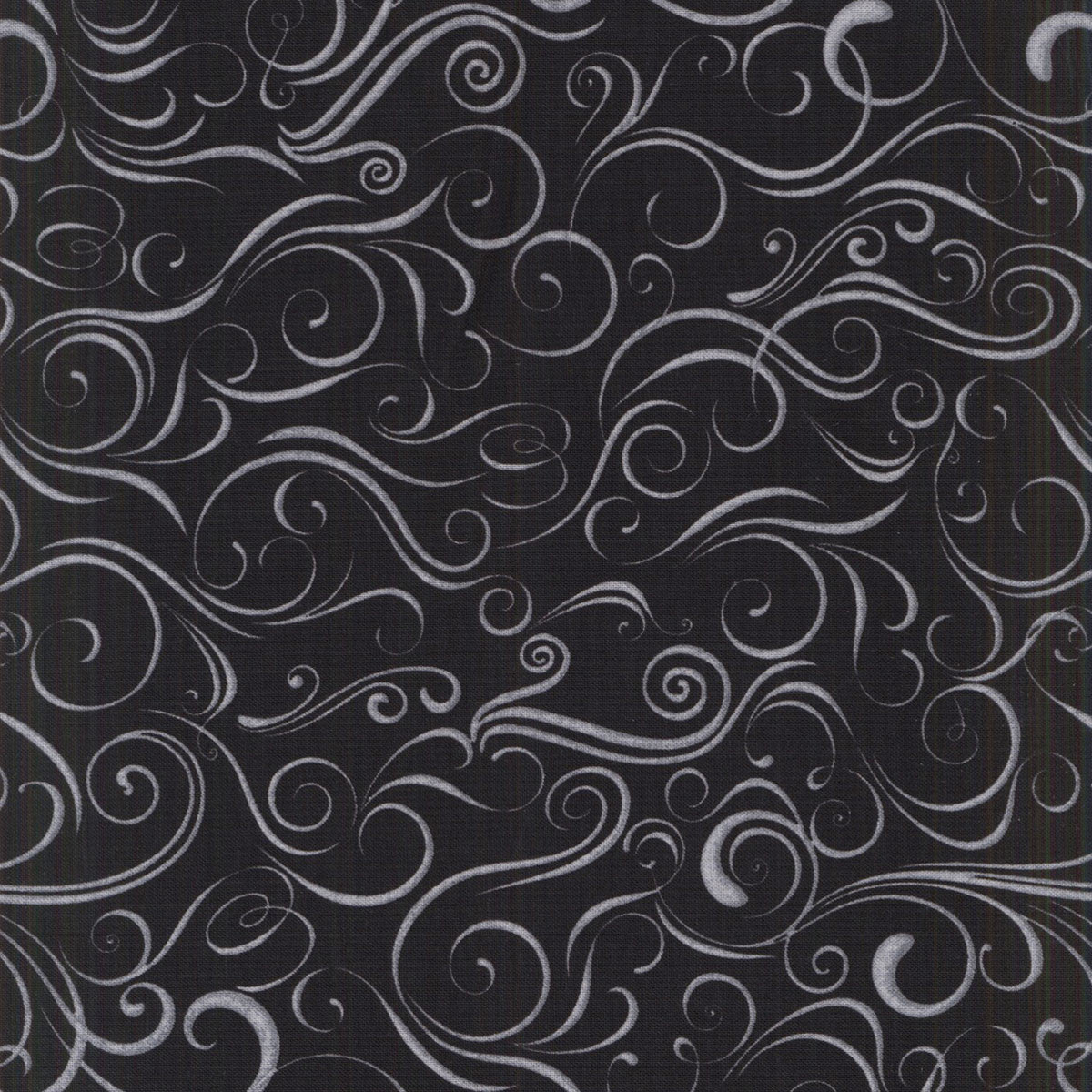 Fabric - Timeless Treasure Coffee  Black - Coffee Steam - Half Yard
