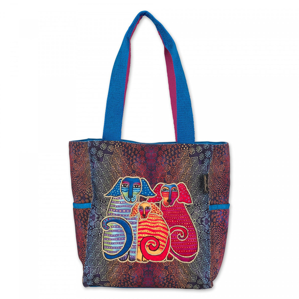Doggie Family Medium Tote - Laurel Burch