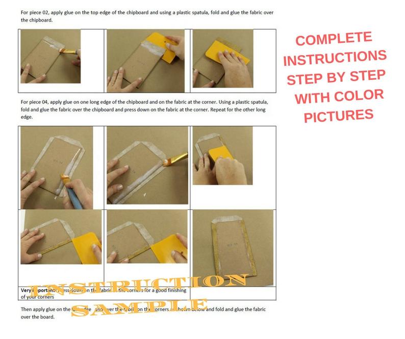 DIY cartonnage kit to make a Santa Boot box, cartonnage kit 152, online instructions included - Colorway Arts