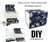 Fabric treasure chest with hidden drawer DIY kit, cartonnage kit 155, exclusive book kit - Colorway Arts