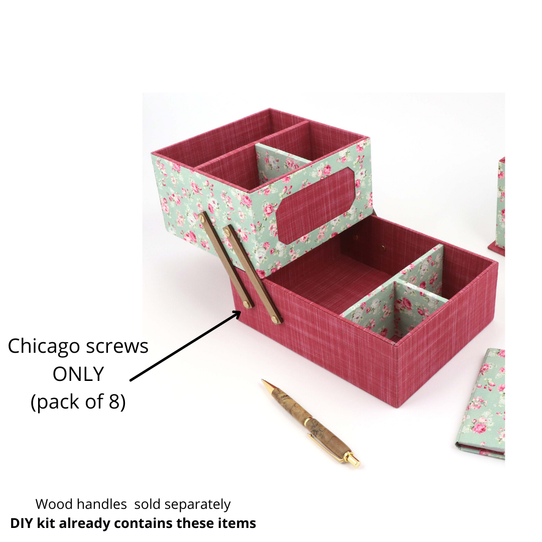 Chicago screws (set of 8)