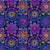 Fabric - Henry Glass & Co. Gossamer Gardens- Medallion Royal - Half Yard