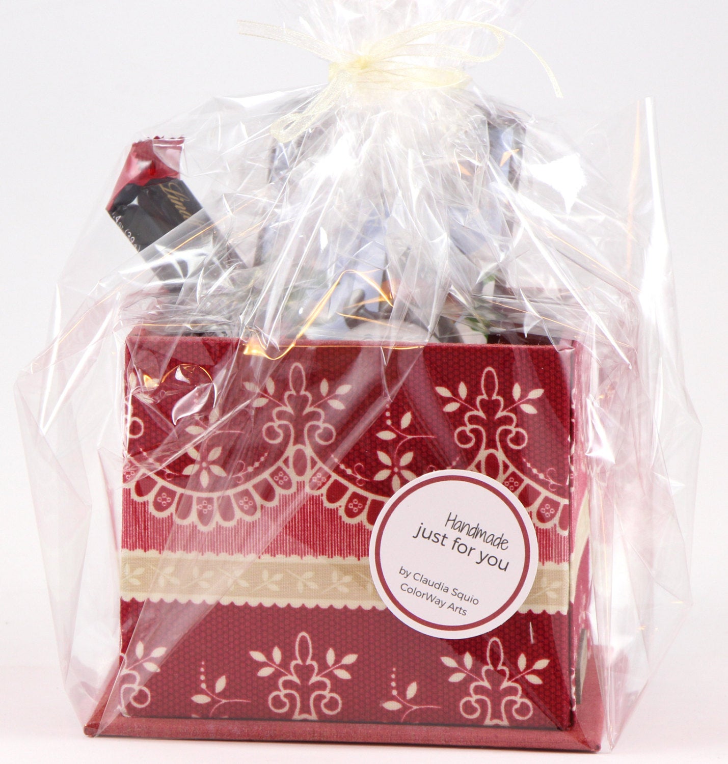 Fabric single box DIY kit, cartonnage kit 104, pack of 2, FREE online instructions - Colorway Arts