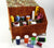 Fabric treasure box DIY kit, cartonnage  kit 146, online instructions available - Colorway Arts
