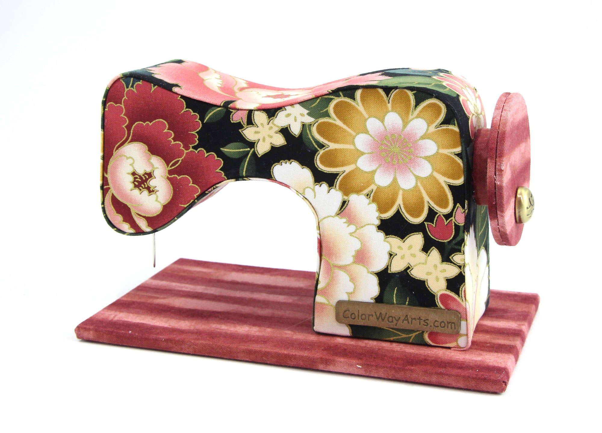 MINI fabric sewing machine DIY kit, cartonnage kit 156, online instructions included - Colorway Arts