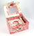 Fabric framed mirror DIY kit, fabric framed mirror, cartonnage kit 163, Online instructions included - Colorway Arts