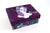 Fabric lidded storage box DIY kit, cartonnage kit 160, online instructions included - Colorway Arts