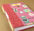Fabric book DIY kit, bookbinding cook book kit 109, instructions not included - Colorway Arts