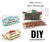 Fabric Christmas sign DIY kit, Christmas sign decor, cartonnage kit 142, online instructions included - Colorway Arts