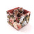 Fabric spinning box DIY kit, cartonnage kit 174, Online instructions included - Colorway Arts