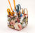 Fabric spinning box DIY kit, cartonnage kit 174, Online instructions included - Colorway Arts