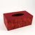 Fabric rectangular tissue box cover DIY kit, cartonnage kit 181, online instructions included - Colorway Arts