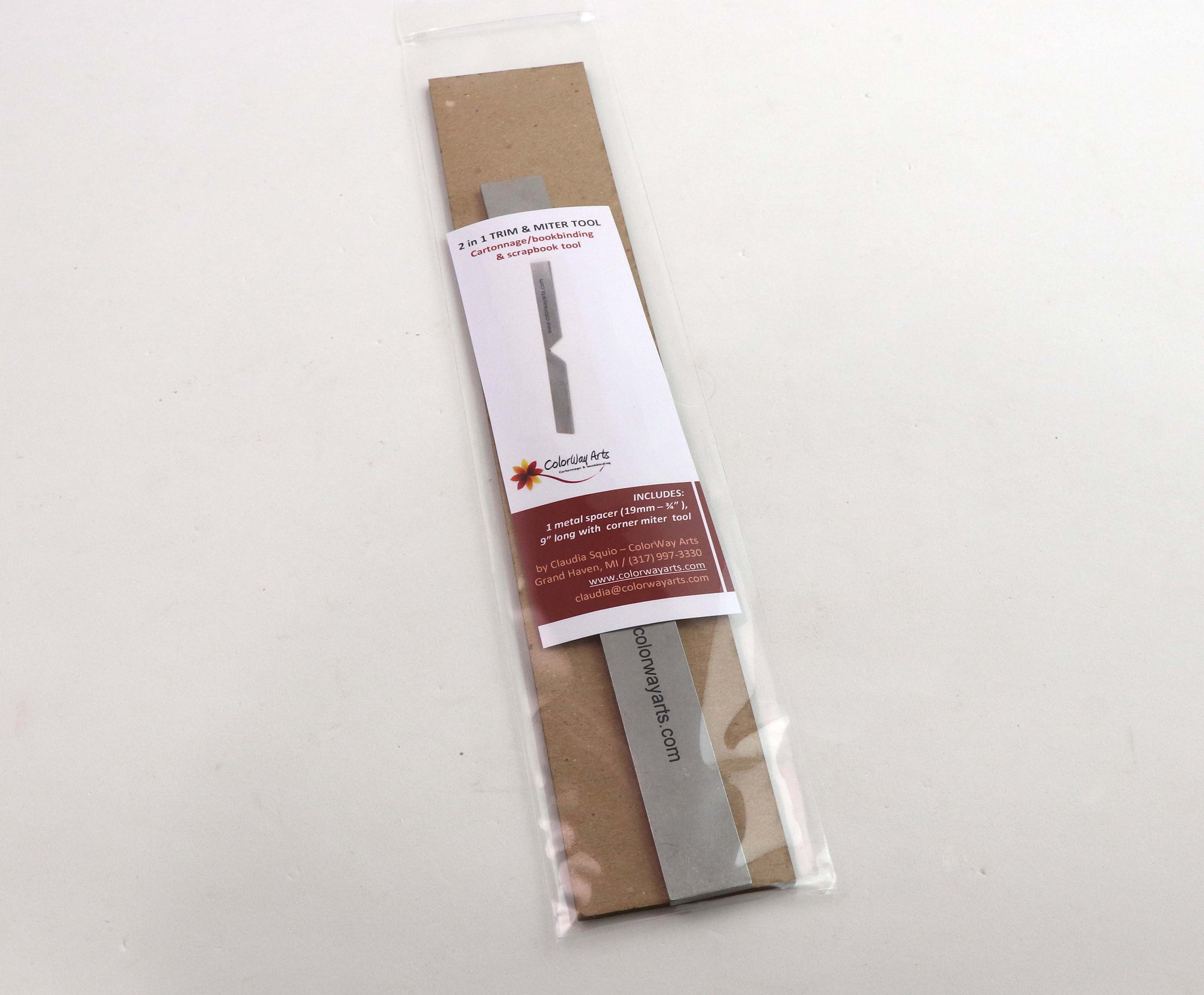 Metal  2 in 1 trim & miter  tool, corner miter tool long, metal miter and trim tool - Colorway Arts