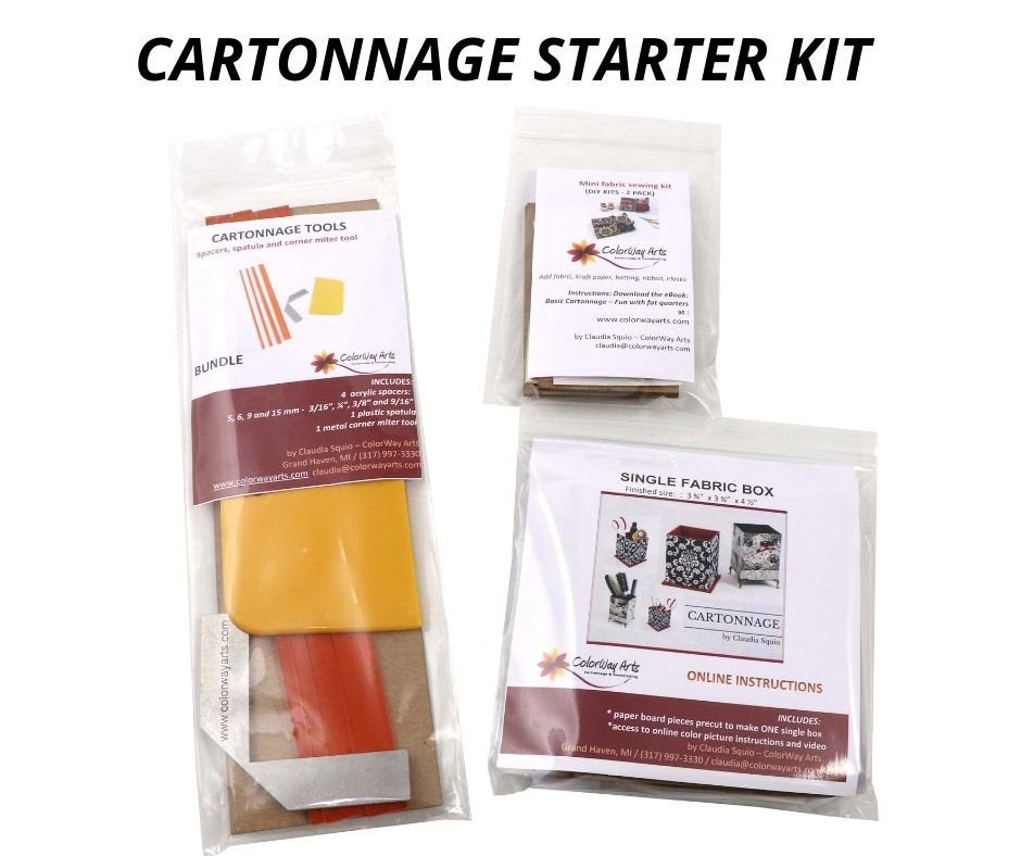 Cartonnage starter kit_ tools and DIY kits - Colorway Arts