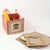 Fabric photo art caddy DIY kit, picture cube, photo caddy, cartonnage kit 185, Online instructions included - Colorway Arts