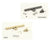 Metal clasp twist lock, box clasp, bag clasp, clasp 3 3-4" (9.5 cm), HD04 - Colorway Arts
