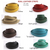 Leather strips, real leather strips, 3/4" leather strips - Colorway Arts