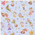 Fabric - Tossed Fairies Blue by Loralie Designs - Half Yard