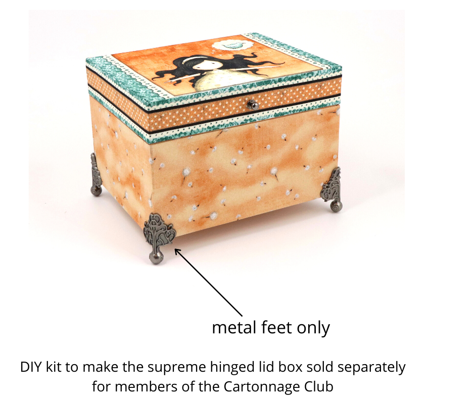 Metal box feet (set of 4), HD32 - Colorway Arts