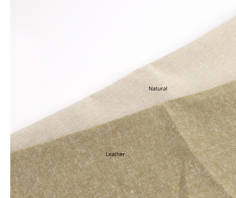 Essex Linen Fabric (Leather) - Colorway Arts