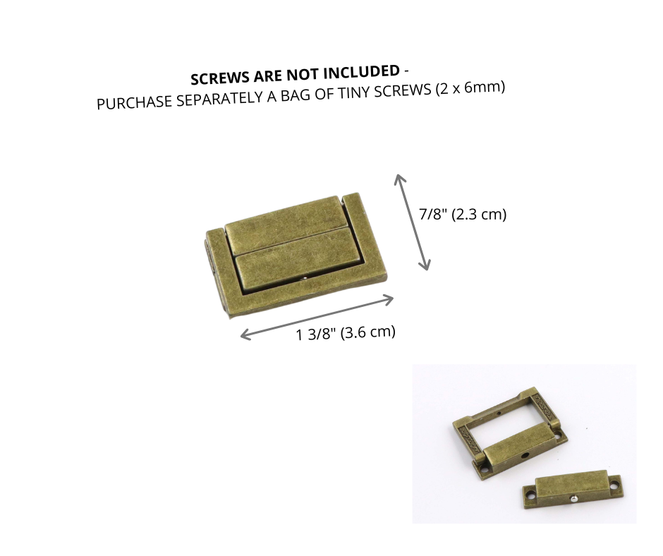 Box lock buckle, box clasp, HD44