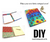 Big Fabric notepad cover DIY kit, cartonnage kit 210, online instructions