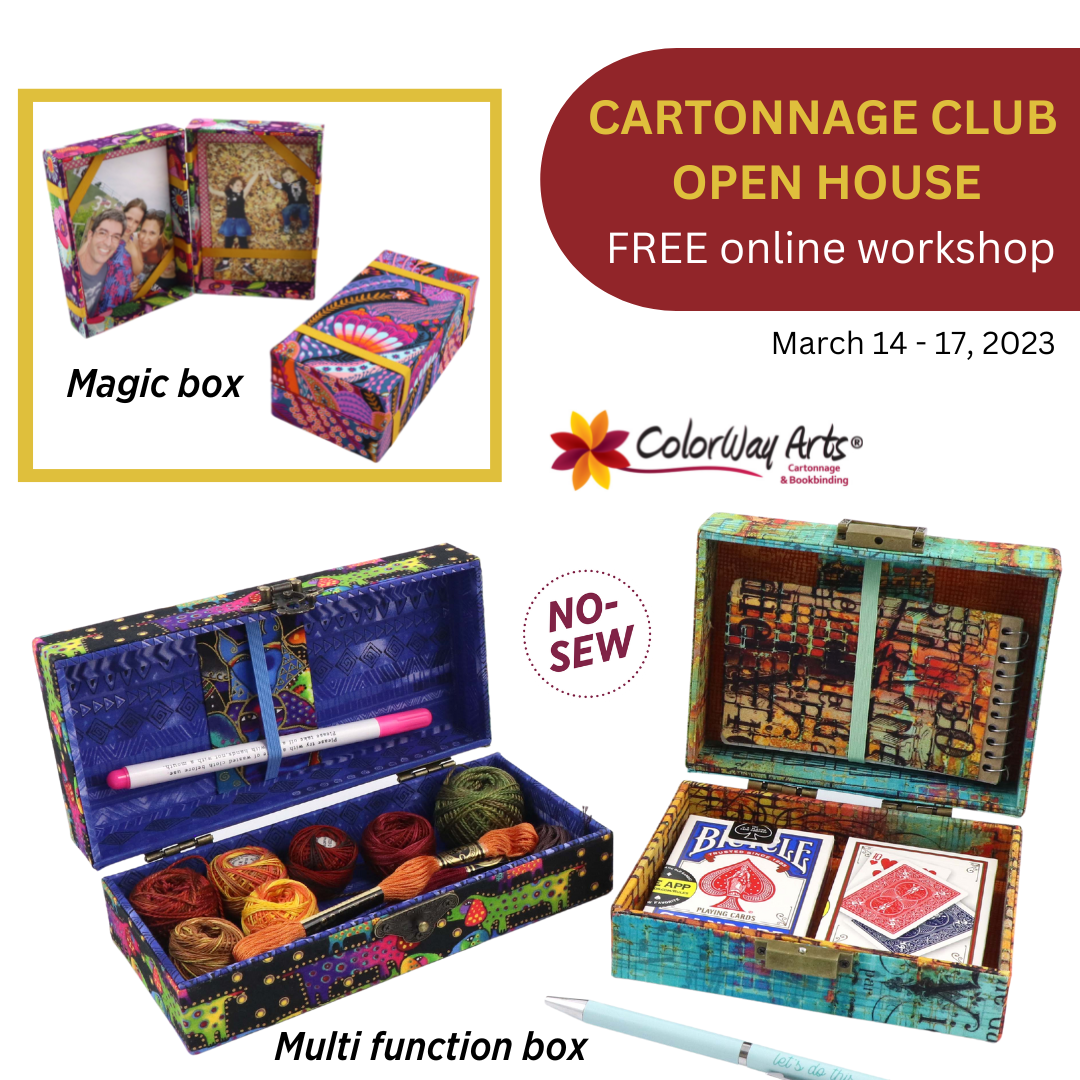 Multi function box short DIY kit, cartonnage kit 221a