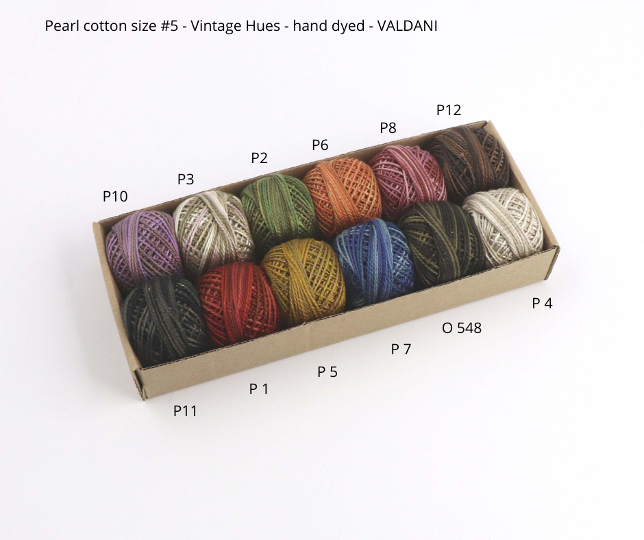 Pearl cotton VALDANI thread size #5 - Colorway Arts