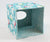Fabric square tissue box cover DIY kit, cartonnage kit 141, online instructions included - Colorway Arts